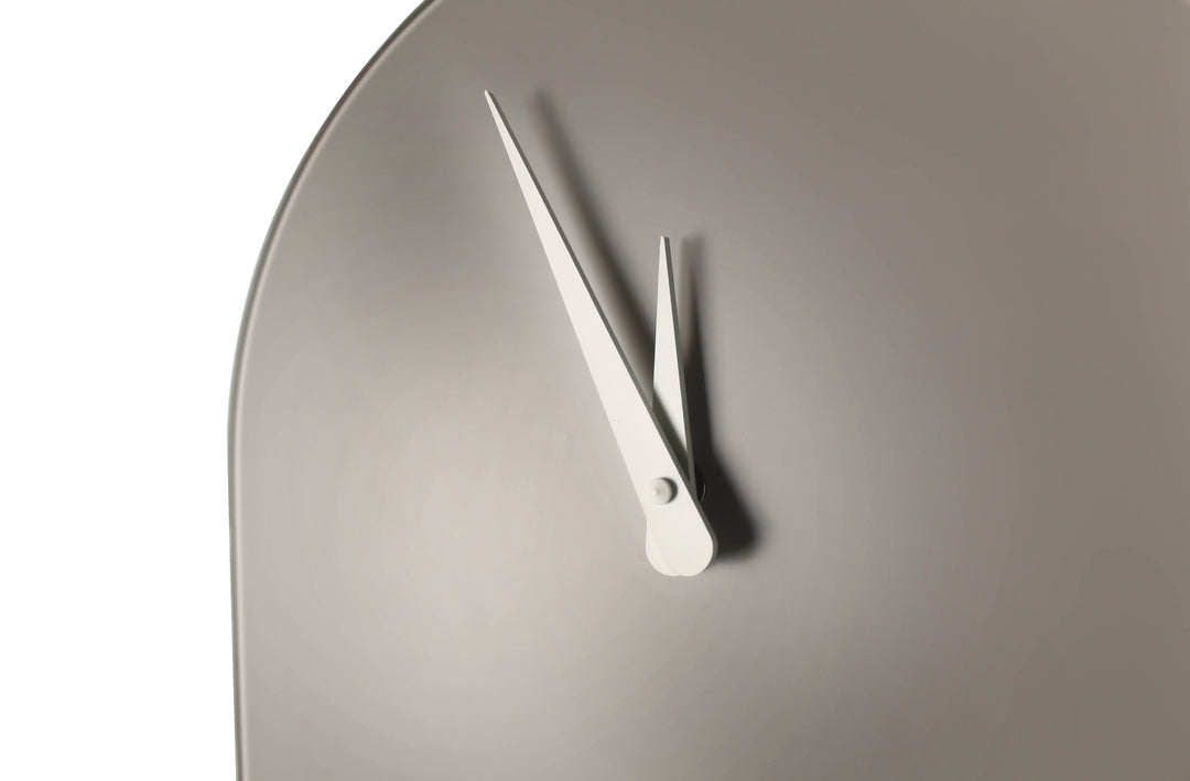 "Berlin" Design Pendulum Clock in Satin Glass
