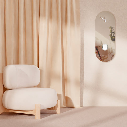Orologio a Pendolo di Design a Specchio "Dubai"