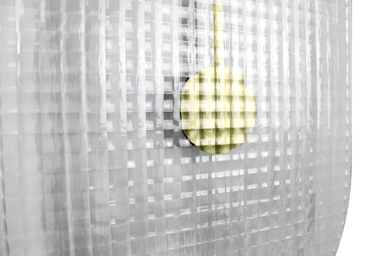 Orologio a Pendolo di Design "Shangai" vetro quadrettato