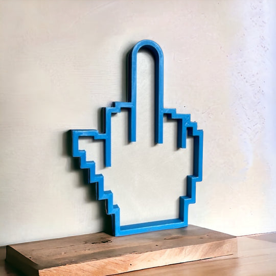 Svuotatasche di design 'Dito Medio' - stampa 3D