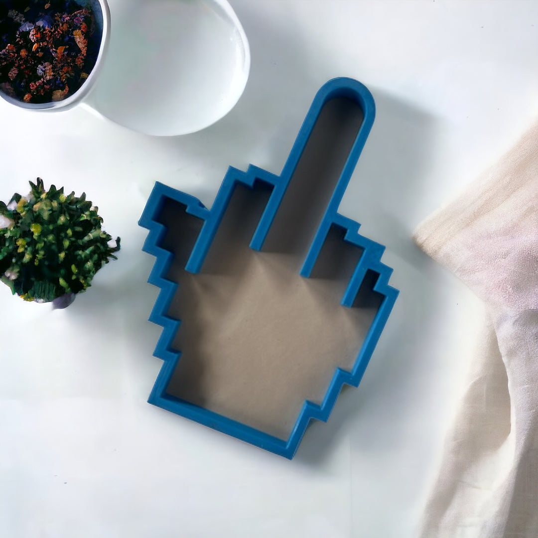 Svuotatasche di design 'Dito Medio' - stampa 3D