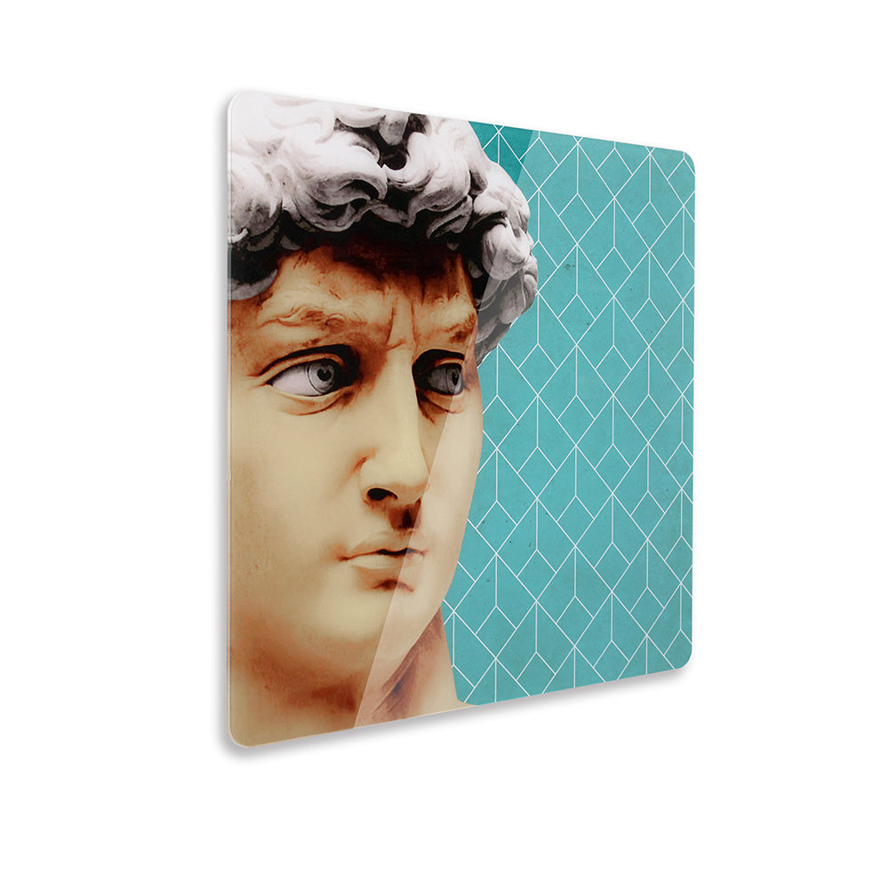 Quadro in plexiglass "David" 50x50cm