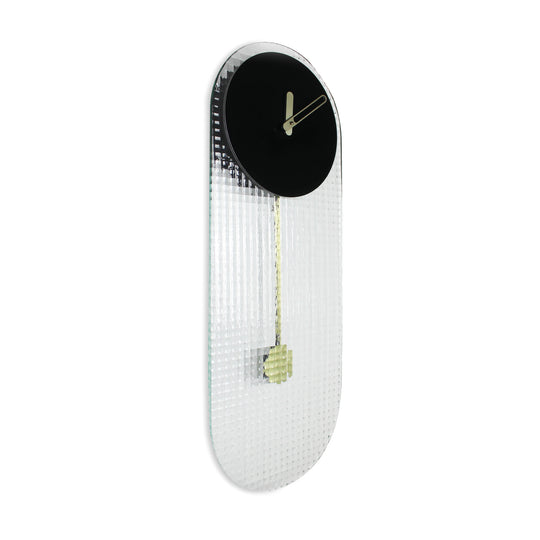 Orologio a Pendolo di Design "Shangai" vetro quadrettato